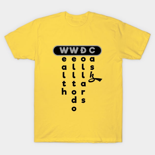 WWDC 2020 wealthy Dollars T-Shirt by KMLdesign